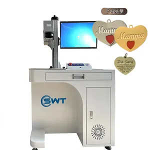 20w 30w 40w 50w 60w fiber CO2 laser marking machine for iron, copper, titanium, organic glass, cloth and rubber marking