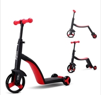 3 1 Scooter pour enfants de 3 à 5 ans Cadeaux pour enfants Vélo d'équilibre Tricycle Pédale ordinaire Enseignement Enfants Marche Marche Scooter Jouets