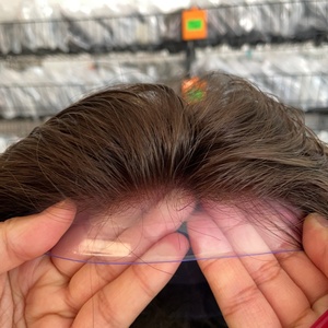 Prótesis Capilar Australiana para Hombre, Fácil de Limpiar y Aplicar, Línea de Cabello Natural, Tupé Masculino - Product Image 2