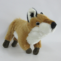Peluche animaux de la jungle, en peluche, renard, jouet