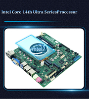 Eingebettetes Mini-ITX-Motherboard für Intel 14. Gen Core Ultra Prozessor DDR5 Dual-Channel 96GB 8 USB 2x LAN M.2 Linux-Unterstützung
