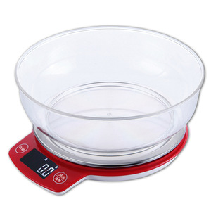 Balance de cuisine numérique Dongguan 3kg 5kg, précision, acier inoxydable, électronique, pour la pâtisserie et la cuisine, avec bol en verre - Product Image 2