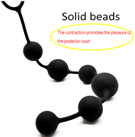 Perles anales pour adultes, jouets sexuels anaux pour débutants et joueurs professionnels, six perles, plug anal, étanche, écologique, marque OEM