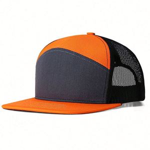 Nueva Gorra Trucker de 7 Paneles, Malla Impermeable, Gorra de Béisbol con Logotipo Personalizado, Transpirable, Protección Solar, Gorras Deportivas de Moda - Product Image 1