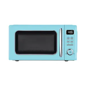 Easy to use Turntable digital 20L retro microwave oven