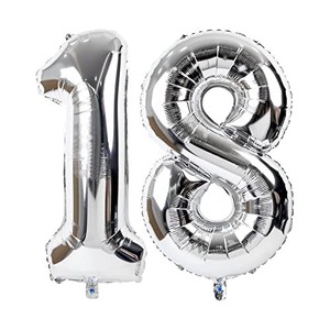 Nuevas llegadas Globos de <span class=keywords><strong>cumpleaños</strong></span> de 32 pulgadas Números Globo de aluminio para Año Nuevo - Product Image 1