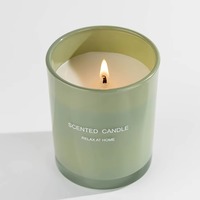 Bougies de désodorisants de boîte de cadeau de marque privée bougie parfumée de pot en métal de cire de soja