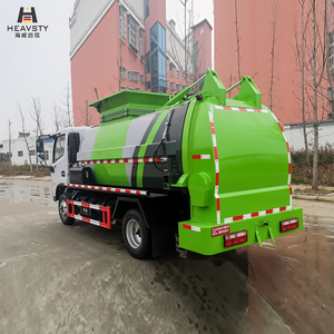 HEAVSTY Nouveau Camion Compact à Benne Carrée pour Déchets Alimentaires, Diesel, Manuel, 155 CV, Levage Hydraulique, Collecteur de Poubelles 120L/240L - Product Image 6