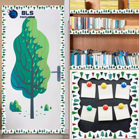 Décoration de tableau d'affichage pour arbre de Noël, design personnalisé, vente en gros d'usine, pour affichage en classe et promotion
