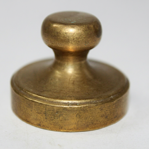 Handcrafted Brass Round <b>Paperweight</b> Traditional Design Home Decoration Desk Accessory High Quality - Product Image 1