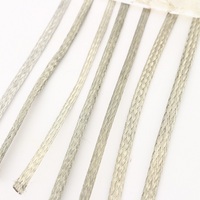 Fil de cuivre plat tressé flexible pour la conductivité électrique haute et basse tension