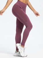 Mallas ajustadas de alta compresión para mujer, mallas de entrenamiento para gimnasio, protección muscular sin costuras, cierre de cintura elástica, pantalones sólidos