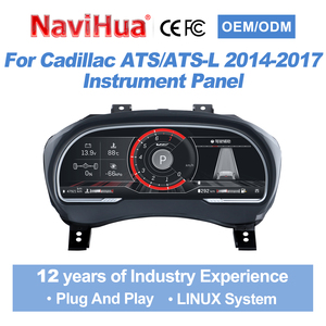 Navihua จอแสดงผลดิจิตอลสำหรับ Cadillac SRX XTS CTS อัปเกรดแผงหน้าปัดรถยนต์แผงหน้าปัดรถยนต์ - Product Image 1