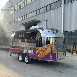 Camion de restauration mobile extérieur en acier inoxydable Canche pour la vente de snacks - Product Image 5