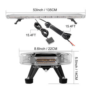 Новые 260 СВЕТОДИОДНЫЕ стробоскопы на крыше, сигнальная лампа высокой интенсивности, аварийная сигнальная лампа, 12 В, 130 Вт - Product Image 4