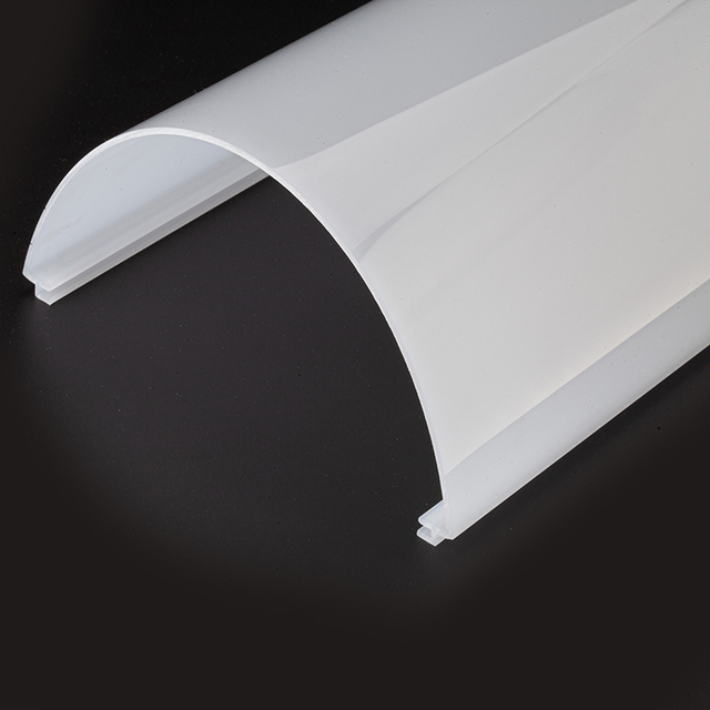 Extrude Clear Milky PC Lampshade PC Diffuser for LED Triproof Light Housing