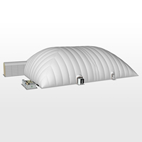 Dôme à membrane gonflable moderne de haute qualité, résistant aux intempéries, pour garage, abri et terrains de basketball