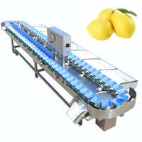 Citroen Avocado Kleine mango Automatische Citrus Clam Guava Kip Bolt Snoep Fruit Reinigings- en Sorteermachine PLC Core Eenvoudig te bedienen