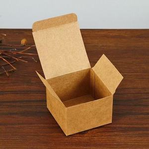 Boîtes en papier kraft pliables personnalisables avec couvercles à charnières pour l'emballage de cadeaux de gâteaux et de confiseries - Product Image 2