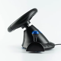 Volante de Carreras con Cable ABS para PS2 y PC