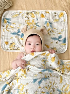 Toalla de bambú y algodón para bebé, diseño de dibujos animados, nube, almohada plana, manta, toalla de <span class=keywords><strong>baño</strong></span>, combinación. - Product Image 2