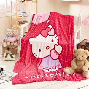 Fleece Travel Throw Korean Bedsheet <strong>Blankets</strong> Pattern New Custom Cartoon Design Printed Sublimation Polyester Woven Animal - Product Image 3