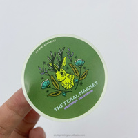 Etiqueta Redonda Personalizada, Etiqueta de Vinilo Impermeable, Impresión de Etiquetas con Logotipo de Producto, Troqueladas