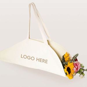 Handheld Canvas Bouquet Bag Wedding Party Baby <b>Shower</b> Supplies <b>Portable</b> Flower Carrier Bag Tote Bag - Product Image 1