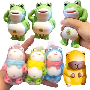 Jouet Squishy Grenouille Mignonne à Rebond Lent, Poupée Anti-Stress, Ornement Décoratif, Jouet de Décompression pour Enfants - Product Image 1