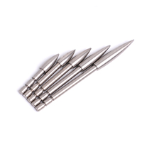 ACCMOS ID 4.2mm 80/100/120/150/170/200gn Têtes de flèche d'arc faites à la main pour tous les matériaux d'arbre Têtes de flèche solides pour la chasse