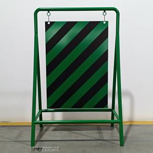 Heavy Duty Interlocking Steel Barricade Galvanized Crowd Control <b>Temporary</b> <b>Fence</b> for Outdoor Traffic Signage - Product Image 3