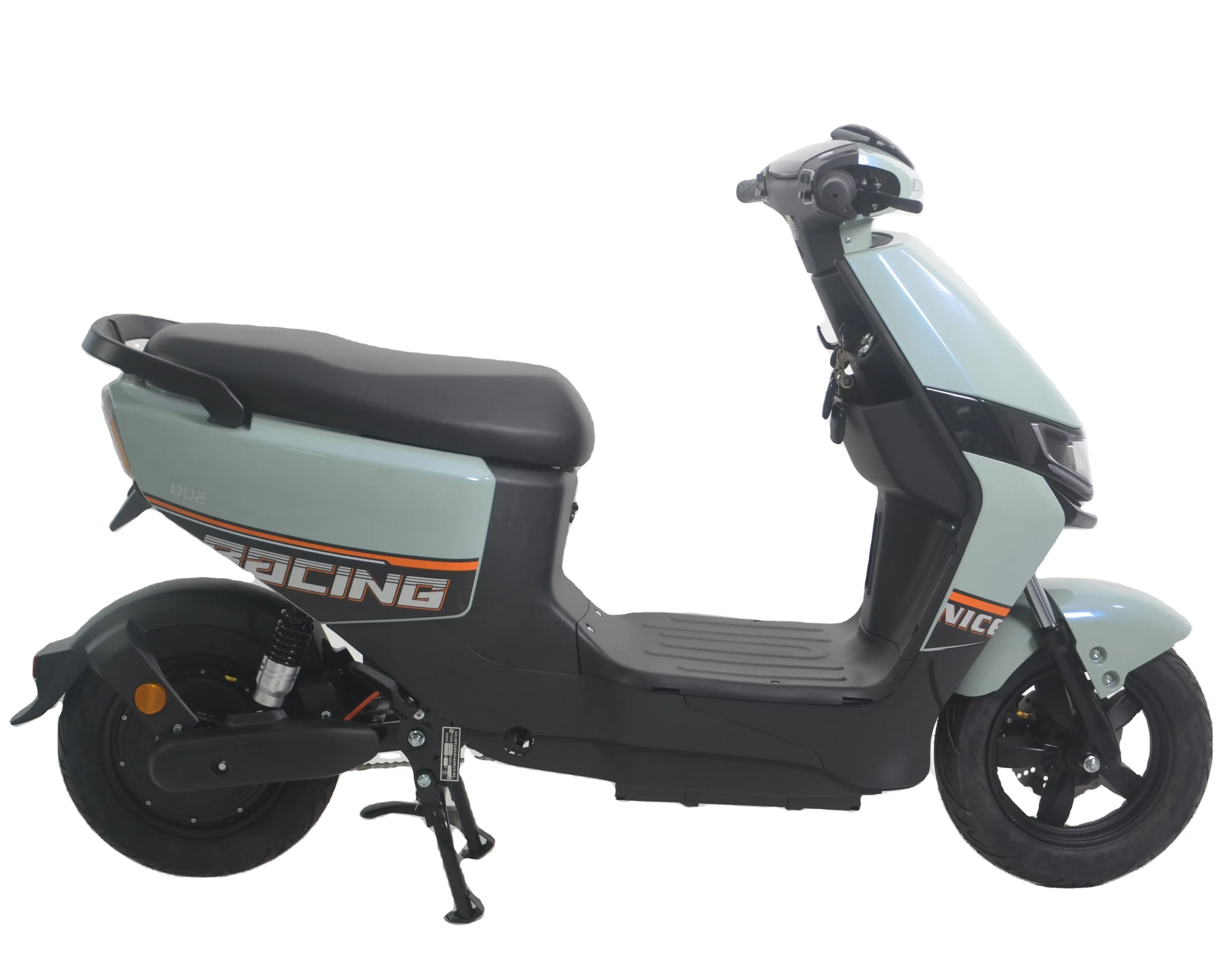 Sepeda motor skuter 2 roda 1000W 32A kualitas bagus dengan skuter listrik baterai asam timbal yang dapat dilepas untuk dewasa