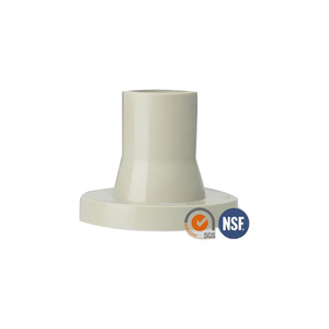 Accesorio de Tubería de Plástico TU-PIPE, Combinación de Superficie Plana/Serrada, PN10, Brida de Fusión por Enchufe PPH - Product Image 1