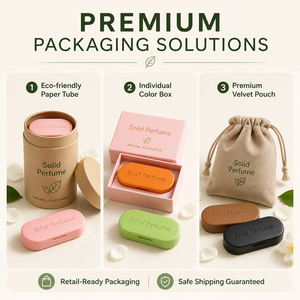 Baume de parfum solide portable HKH Premium avec couvercle coulissant pour coffrets cadeaux de voyage, marque privée, OEM, ODM, emballage personnalisé, usine - Product Image 4