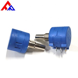 Potenciómetro de Precisión Bobinado con Cable Fanrui FR3590S-2-B502 de 10 Voltios y 10K con Ajuste Superior y Eje de Acero Inoxidable - Product Image 5