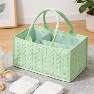 Bolsa Organizadora de Pañales Acolchada para Bebé, Bolsa de Almacenamiento Portátil para Guardería - Product Image 5