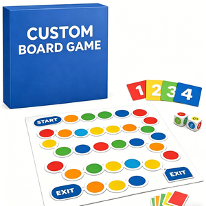 OEM Custom Board Game Vietnam Factory Kids Board Games Set <b>Card</b> Games Supplier for Family Game Night Travel - Product Image 1