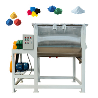 Mélangeur horizontal à double ruban RH, pièces de contact en SUS304, mélangeur automatique de poudre en PVC