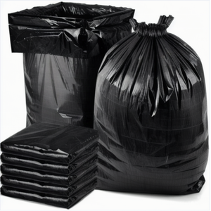 Heavy Duty Eco-Friendly Leakproof Bin Liners Roll Garbage Bags HDPE <b>Material</b> Customizable Wholesale - Product Image 1