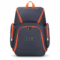 Sac à dos de voyage unisexe Elite pour basketball et football, en tissu Oxford et polyester, capacité 20-35L, réduction de la charge pour les sports de plein air et la salle de sport