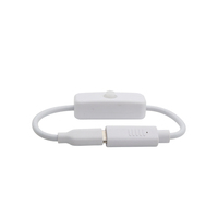 Cable de Extensión de Alimentación Tipo-C Macho a Hembra Goochain con Interruptor de Encendido/Apagado, Construcción en Aleación de Cobre y Cobre