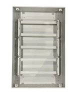 Boîtier de distribution mural métallique modulaire étanche IP55, surface polie, service personnalisé, pour instruments électroniques
