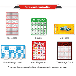 Fabricante personalizado imprimir BINGO reutilizable alta definición marcador hoja juegos diseño tarjetas Bingo boletos - Product Image 6