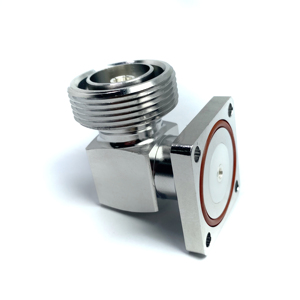 Prix usine L29 Prise femelle DIN 7/16 avec bride à 4 trous 32*32, connecteur coaxial RF <span class=keywords><strong>M3</strong></span> en cuivre et laiton, conforme RoHS - Product Image 2