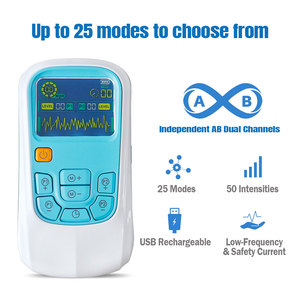 Unidad de Electroestimulación Muscular TENS Recargable y Portátil, Estimulador de Acupuntura Electrónico, 25 Modos, Máquina de Fisioterapia - Product Image 6