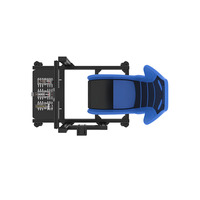 Simulateur de jeu personnalisé SimJack Siège de course Sim Racing Rig F1 Siège de simulation Support de roue de course avec siège Simracing