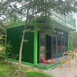 Bureau <span class=keywords><strong>de</strong></span> construction préfabriqué Module <span class=keywords><strong>de</strong></span> luxe Maison Terrasse Verre Soleil Brillant Bâtiment <span class=keywords><strong>Bungalow</strong></span> Paquet plat Conteneur Maison à vendre - Product Image 4