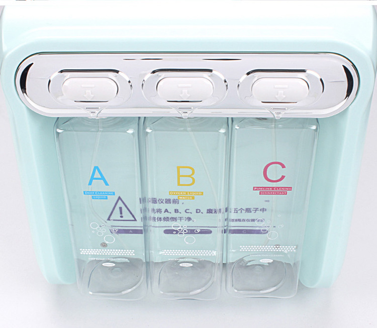 First generation 6 In 1 facials Machine Small Bubble Skin Treatment Machines for Scar Acne Removal