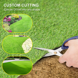 Lfl cỏ 3ft * 15ft USA Chứng Khoán Vườn cỏ thảm cỏ tổng hợp màu xanh lá cây màu cỏ nhân tạo <span class=keywords><strong>Turf</strong></span> cho cảnh quan trang trí nội thất - Product Image 5