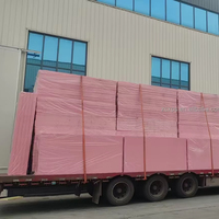 Panneau d'isolation en mousse XPS de qualité construction, rose, 150 mm d'épaisseur, faible conductivité thermique 0,024-0,036, panneau d'isolation XPS